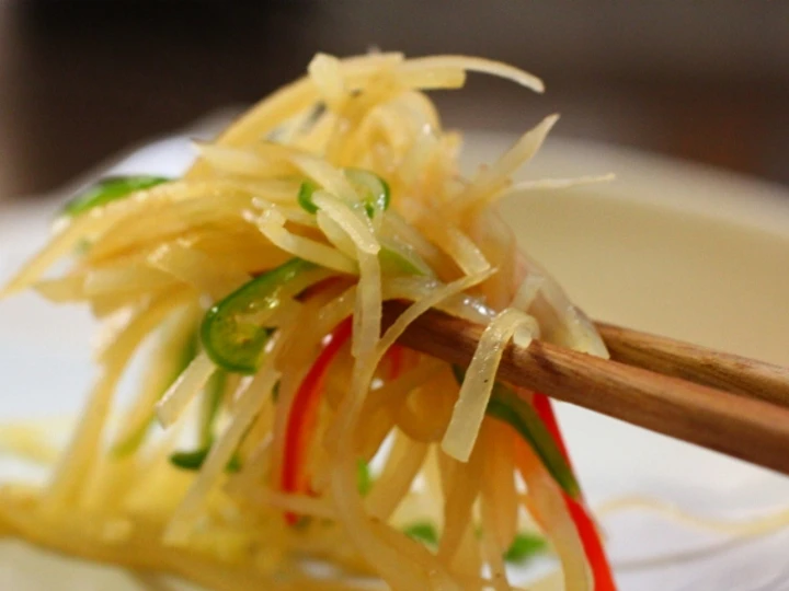 Easy Way Prepare Chinese-style Crispy Stir-fried Potato the  Makes Drooling Really delicious