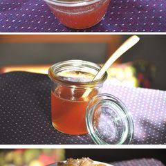 A picture of Honey Ginger Syrup (Ginger Tea).