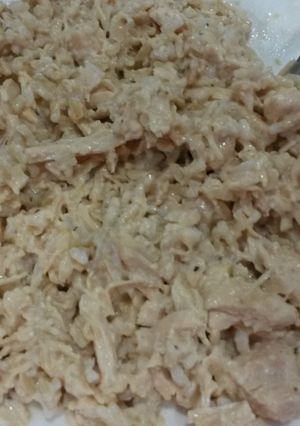 A picture of Crock pot creamy Italian chicken.