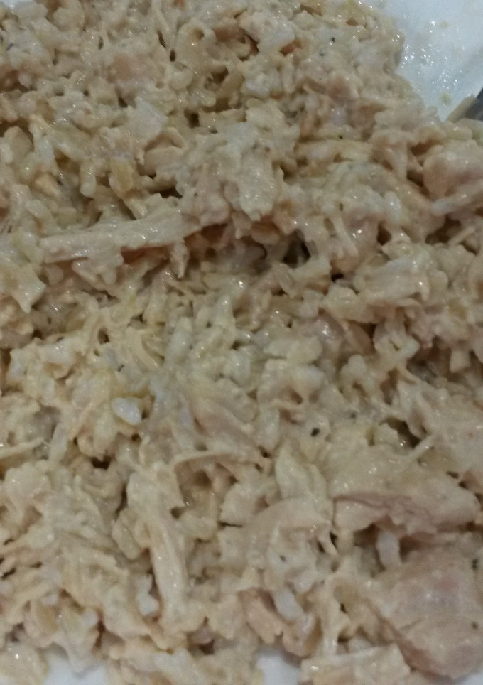 A picture of Crock pot creamy Italian chicken.