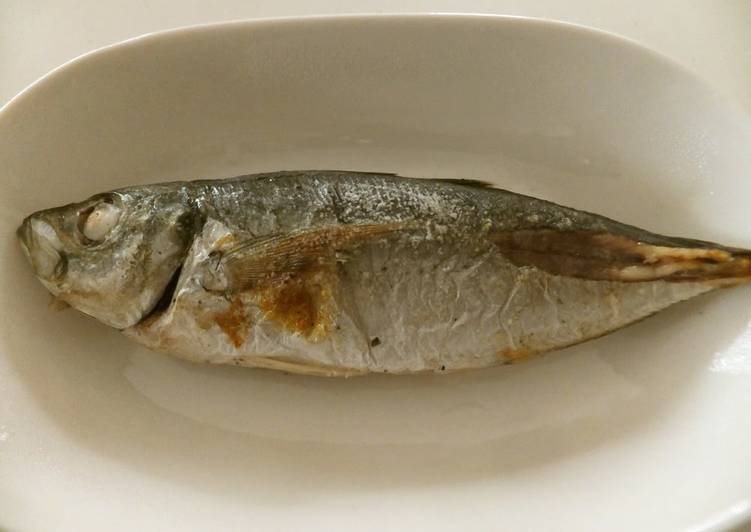 Recipe of Super Quick Homemade Salted and Grilled Horse Mackerel