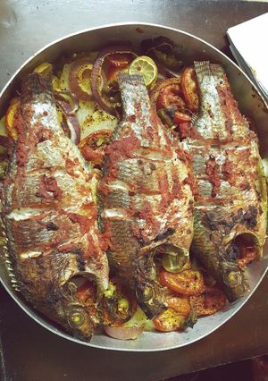 صورة لوصفة سمك بلطي في الفرن