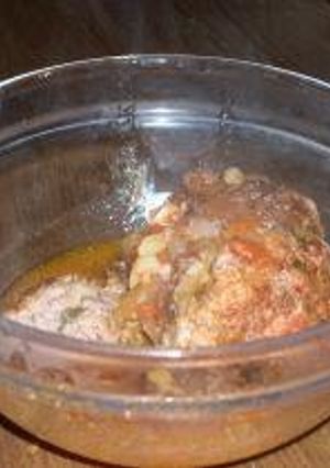 A picture of My Israeli Mother-in-Law's Meatballs.