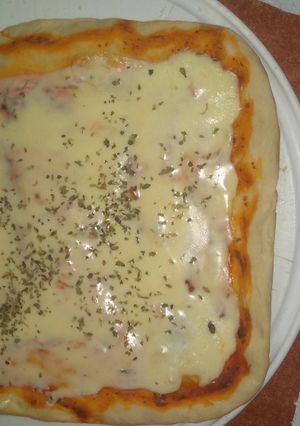 Una foto de Pizza casera