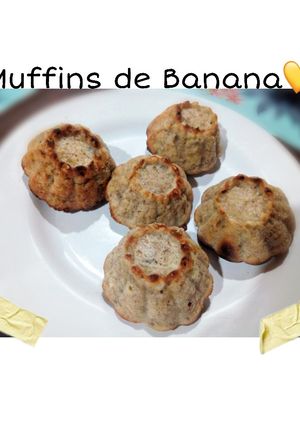 Una foto de Muffins de Banana Saludables