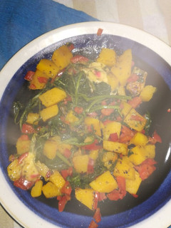 Una foto de Verduras salteadas