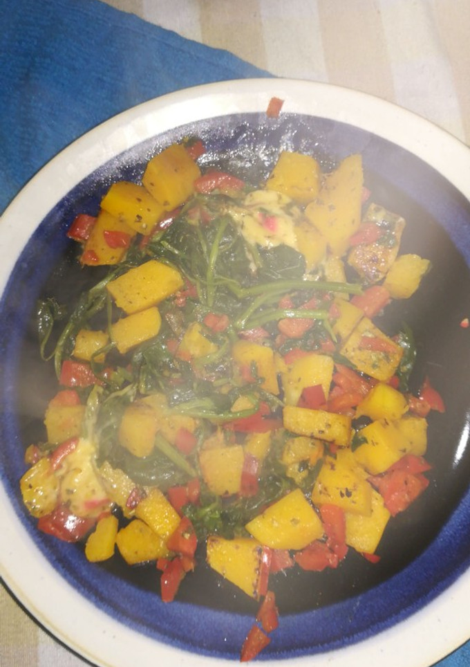 Una foto de Verduras salteadas