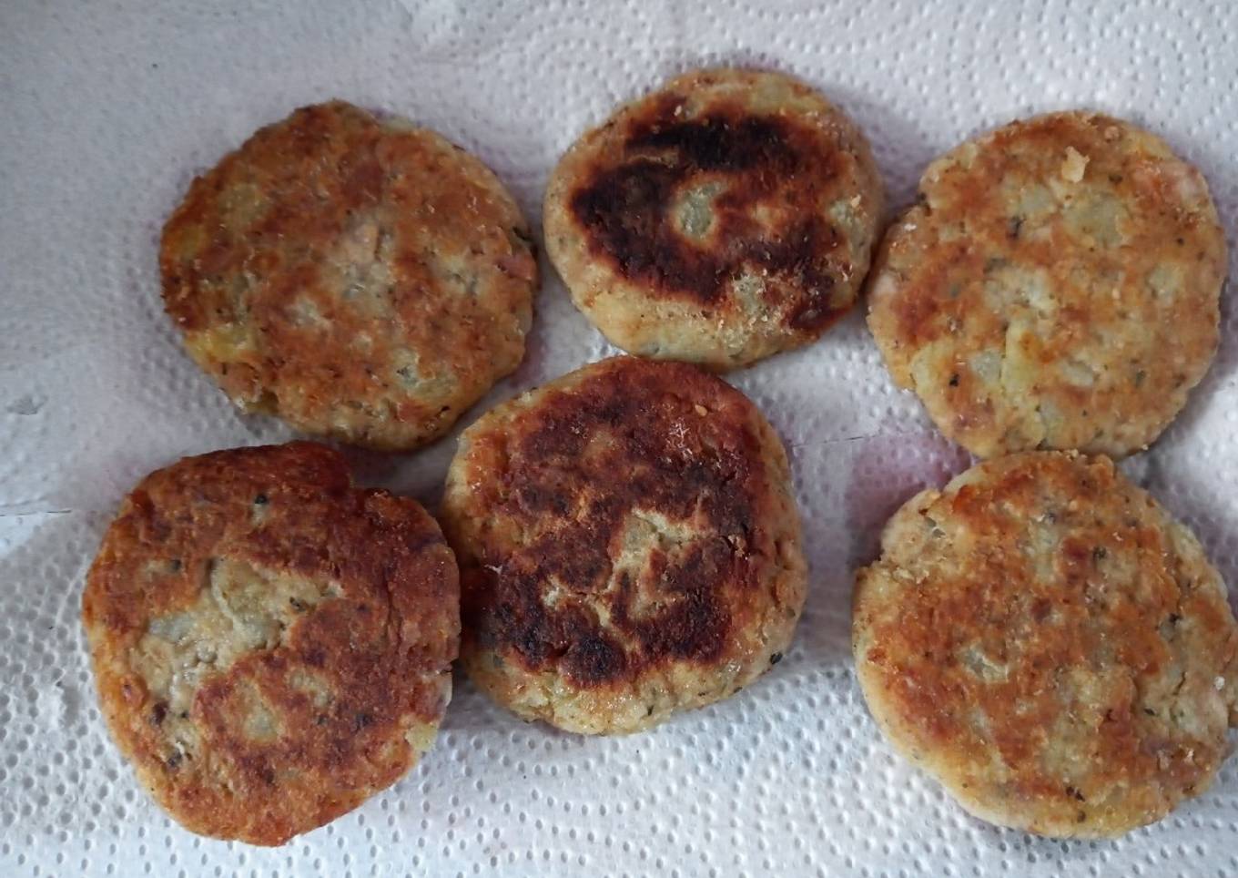 Tortitas de papa y atún 🐟