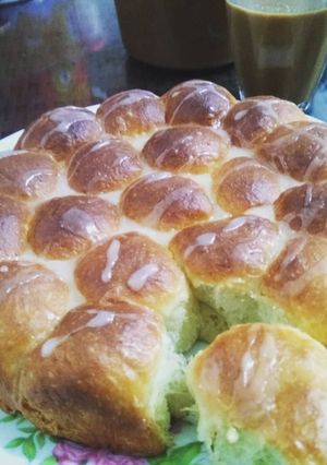 Foto resep Roti isi coklat saus lemon
