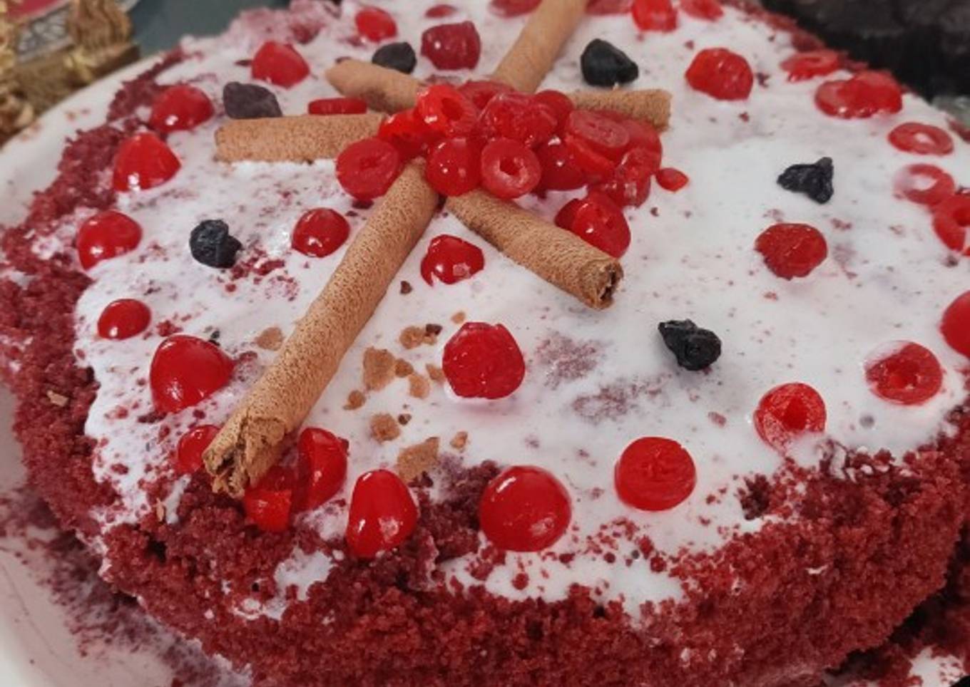 #cook pad India#Velvet Sponge Beetroot Ragi Red cake#
