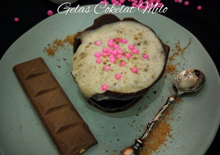 Gelas Cokelat Milo