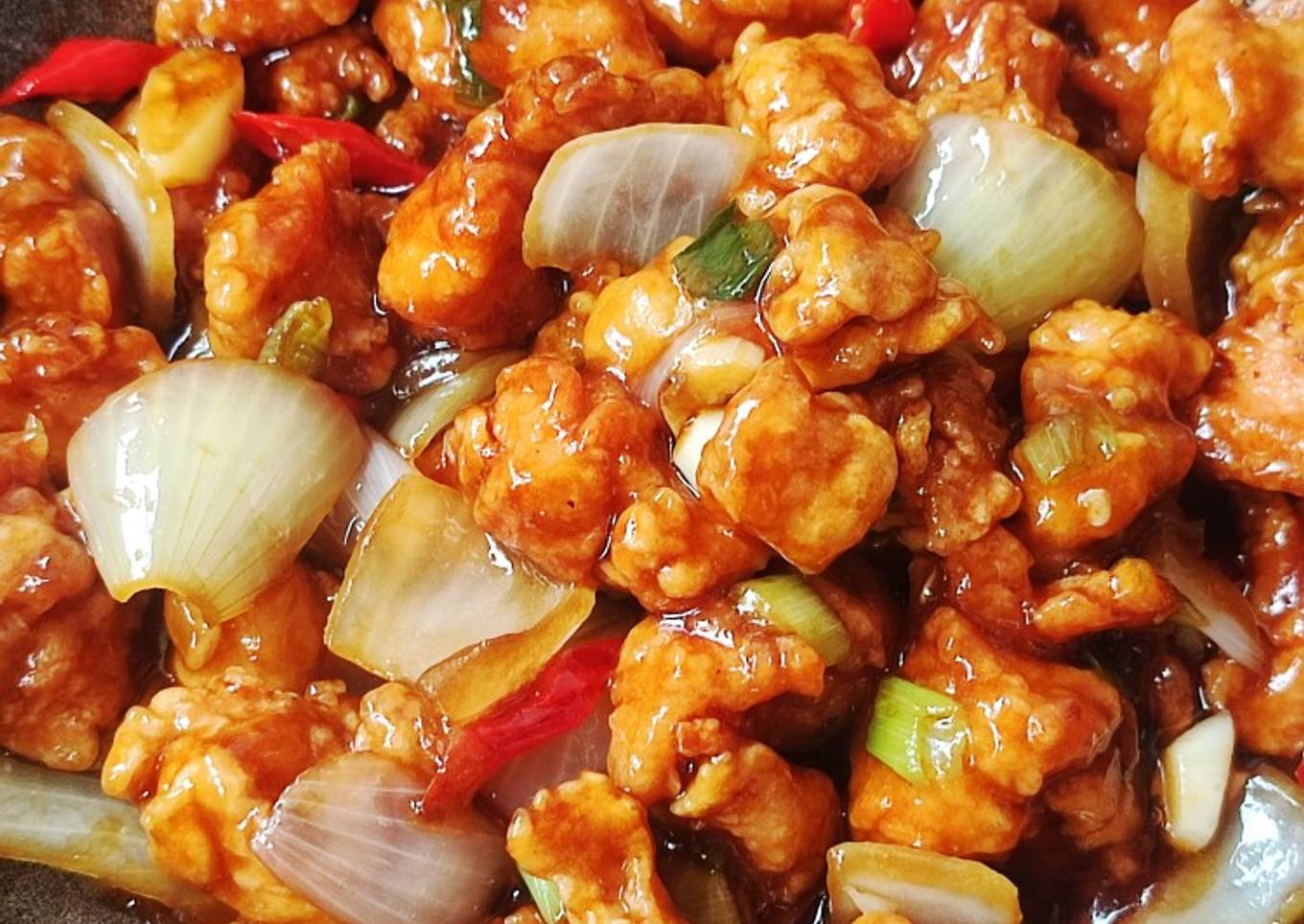 Filet ayam saus mentega