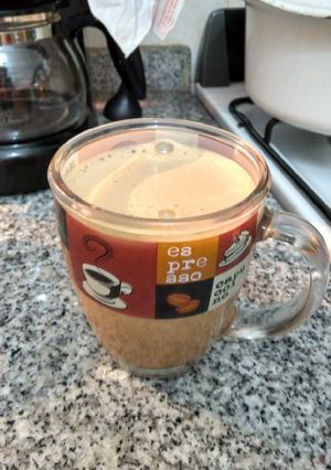 Una foto de Café con chocolate