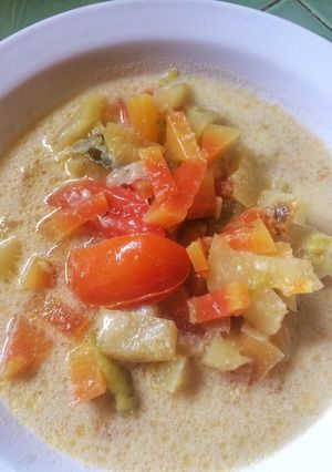 Foto resep Lodeh pepaya muda