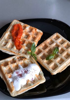Sajtos gofri🧀 recept fotója