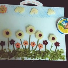 A picture of Flower sandwich.