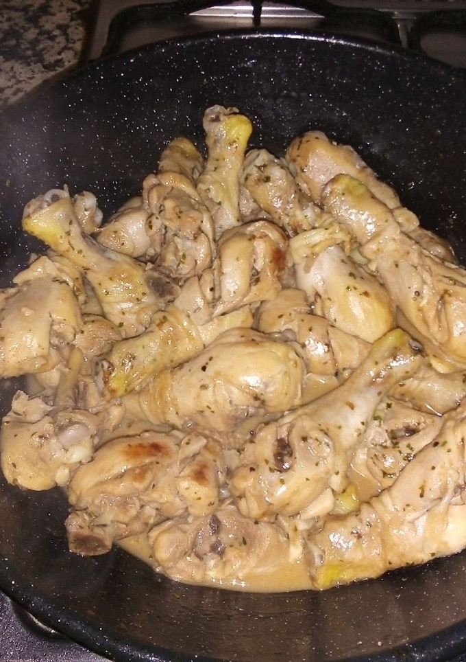 Una foto de Pollo al cava
