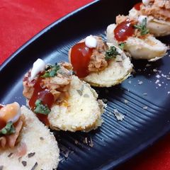 A picture of Chipotle Deviled Eggs.