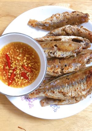 Hình của món Cá phèn hồng một nắng.