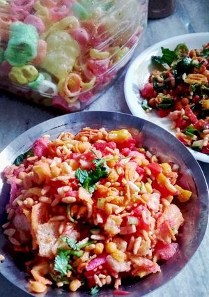 फ्राई यम्स भेल (fry yams bhel recipe in Hindi) रेसिपी मुख्य फोटो