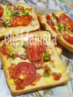 Bread pizza ainihin hoton girkin