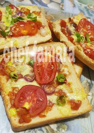 Bread pizza ainihin hoton girkin