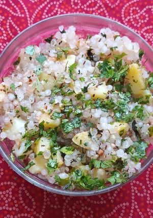 A picture of Sabudana Khichadi.