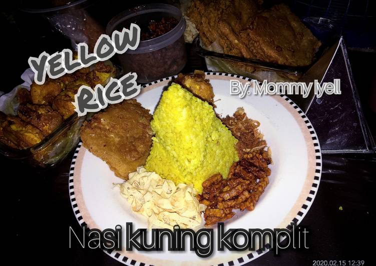 Resep Nasi Kuning Komplit Ricecooker Yang Lezat