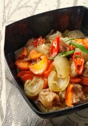 Foto resep Tumis Kikil Daging Campur