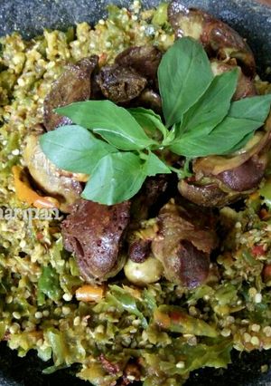 Foto resep Ati ampela goreng (sambel rawit ijo tanpa terasi)