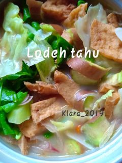 Foto resep Lodeh tahu
