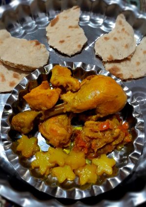 عکسی از دستور مرغ پرتقالی 🐔🍊