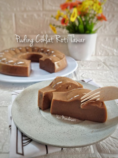 Foto resep Puding Coklat Roti Tawar