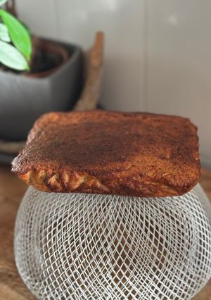 Una foto de Bizcocho de Plátano y Avena