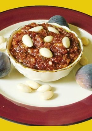 A picture of Fig Almond Halwa.