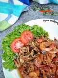 Tumis pedas udang + lorjuk