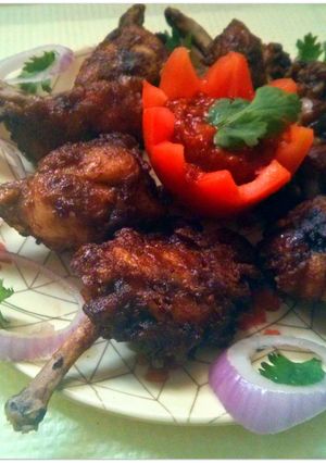 A picture of Chicken Lollipops.