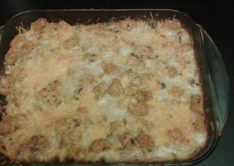 Recipe of Speedy Tater Tot Casserole