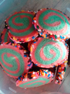 A picture of Spiral sugar cookies.