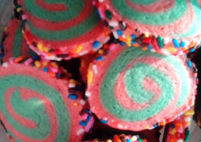 Spiral sugar cookies