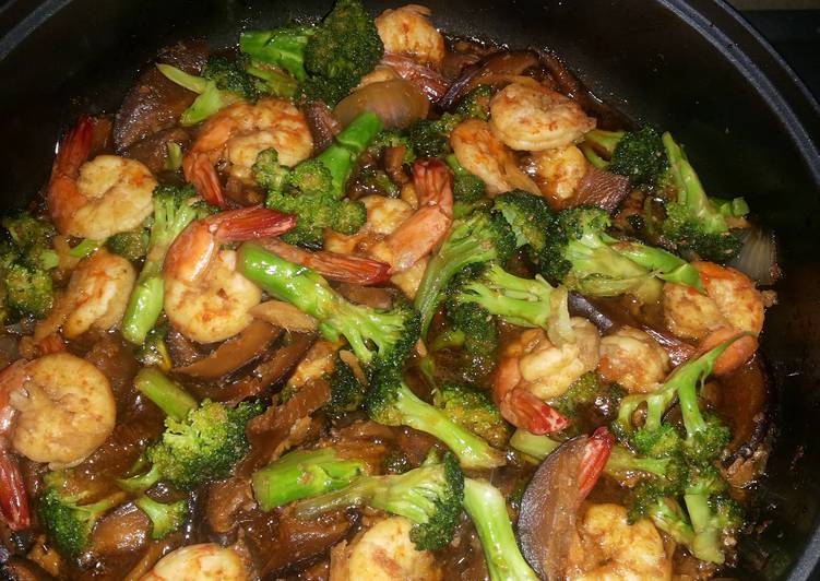 Steps to Prepare Ultimate Shrimp broccolli