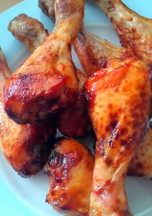 A picture of Vickys Halloween Night Devilled Chicken, GF DF EF SF NF.