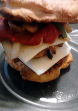 A picture of Ultimate Supreme Pizza Burgers.