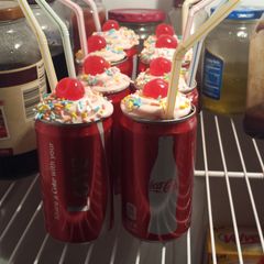 A picture of Cherry Cola Float Cupcake.