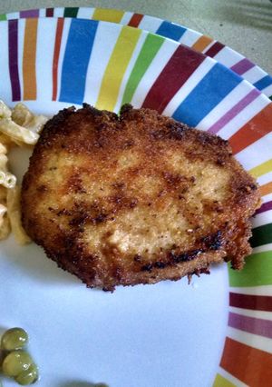A picture of Easy fried pork chops.