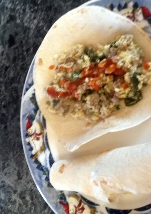 A picture of Breakfast burritos.