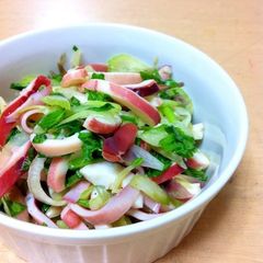 A picture of Salad With Celery and Myoga.