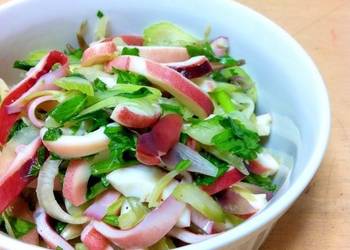 How to Cook Delicious Salad With Celery and Myoga