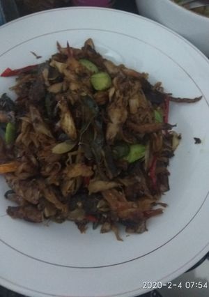 Foto resep Tongkol suwir campur pete