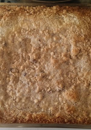 A picture of Peach cobbler.